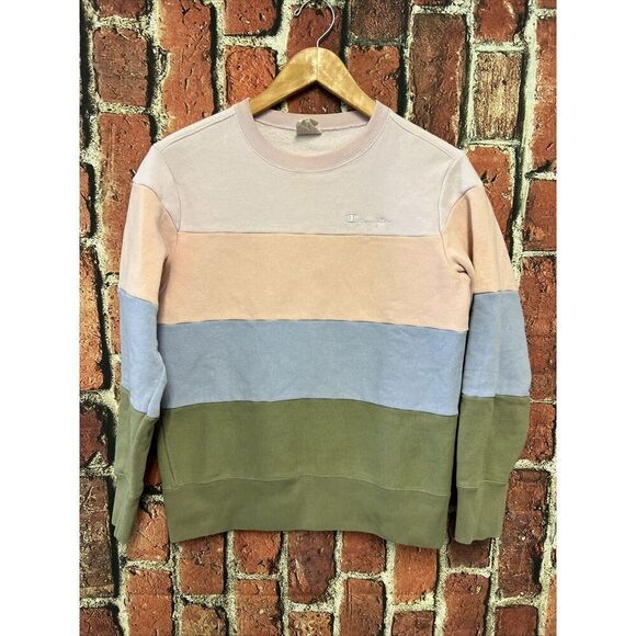 Champion Women’s Sweatshirt Size XS Colorblock Crewneck - Picture 1 of 3